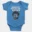Ungoppan Whistle Ah Kaetavan Onesie/Romper in Orchid Blue Color